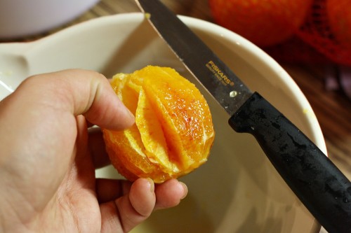Filetování pomerančů