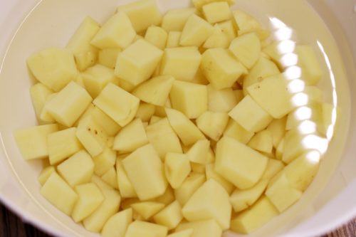 Nakrájené brambory