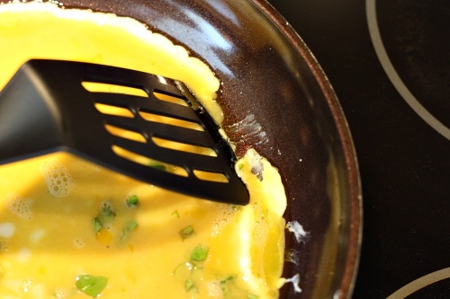 Příprava omelety