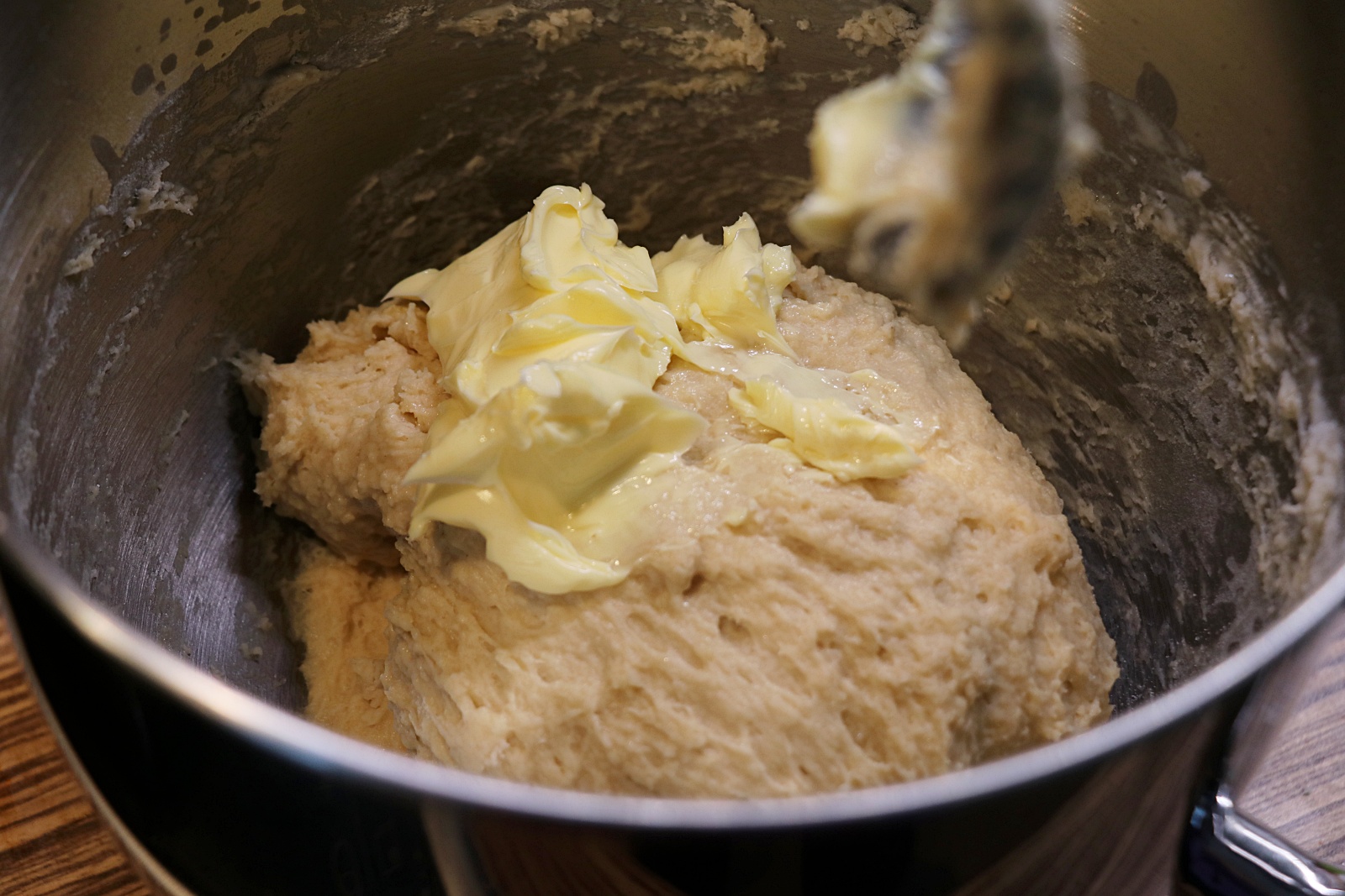 Přidání másla