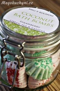DIY Coconut Bath Bombs - šumivé bomby do koupele
