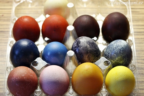 Vajíčka barvená přírodou