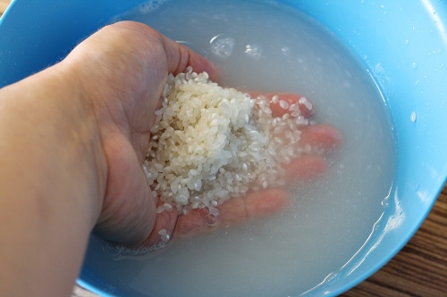Propírání rýže